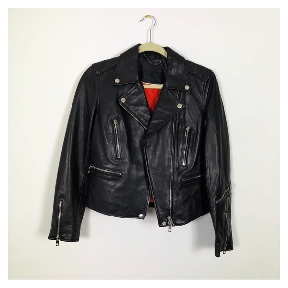 Rag & Bone Arrow Goat Leather Moto Jacket - Picture 5 of 10